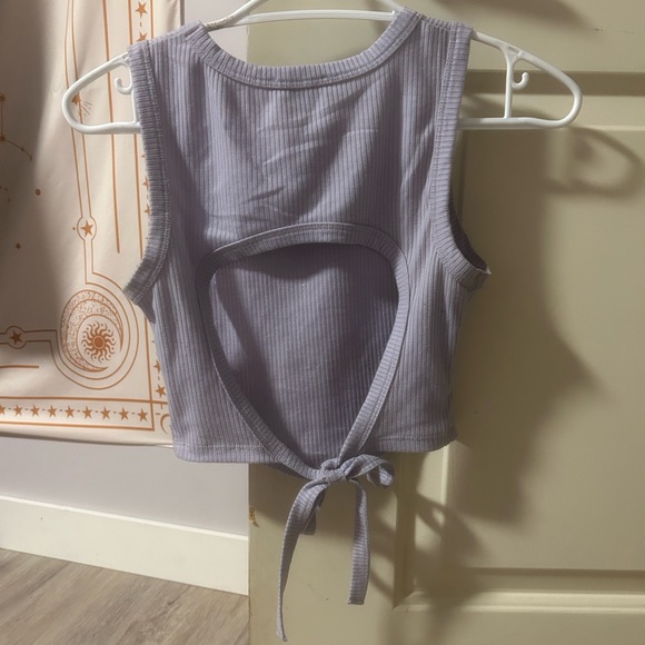 Open Back cropped tank from eclipse/tattoo - Picture 3 of 4